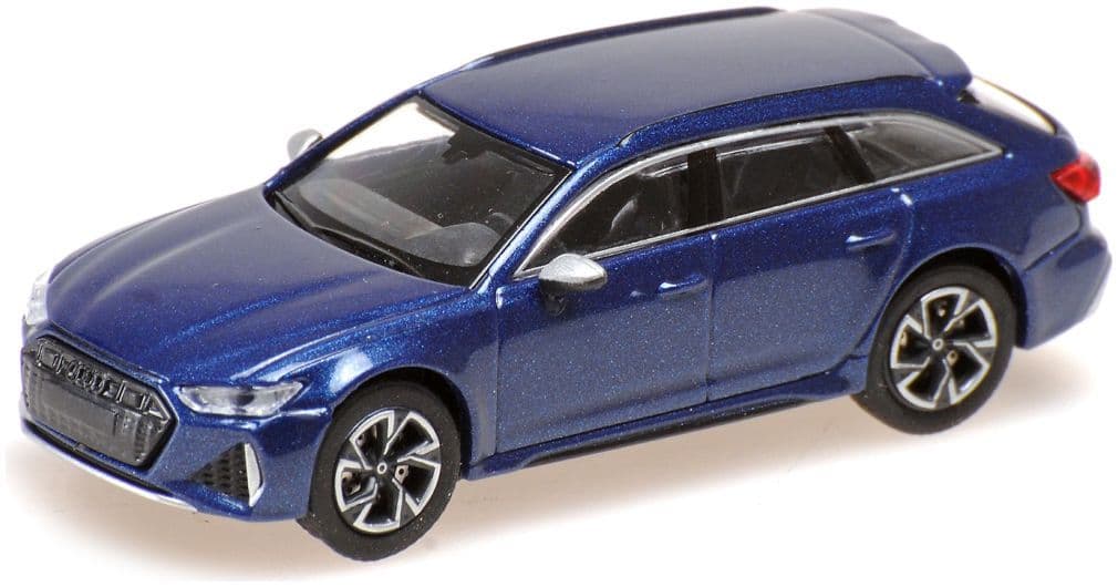 Minichamps 870 010011 Audi Rs 6 Avant, 2019, Blue Metallic 1:87 Scale *PRE ORDER £22.94*