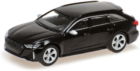 Minichamps 870 010014 Audi Rs 6 Avant, 2019, Black Metallic 1:87 Scale *PRE ORDER £22.94*