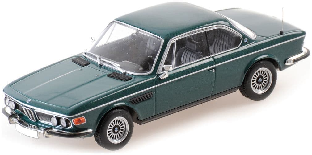 Minichamps 870 020021 Bmw 2800 Cs, 1968, Dark Green 1:87 Scale *PRE ORDER £22.94*