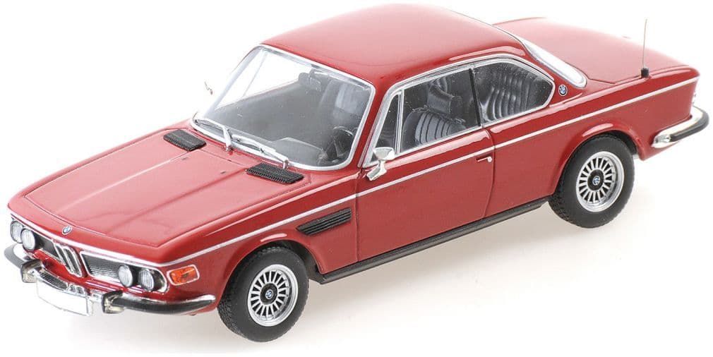 Minichamps 870 020022 Bmw 3.0 Csi, 1971, Dark Red Metallic 1:87 Scale *PRE ORDER £22.94*