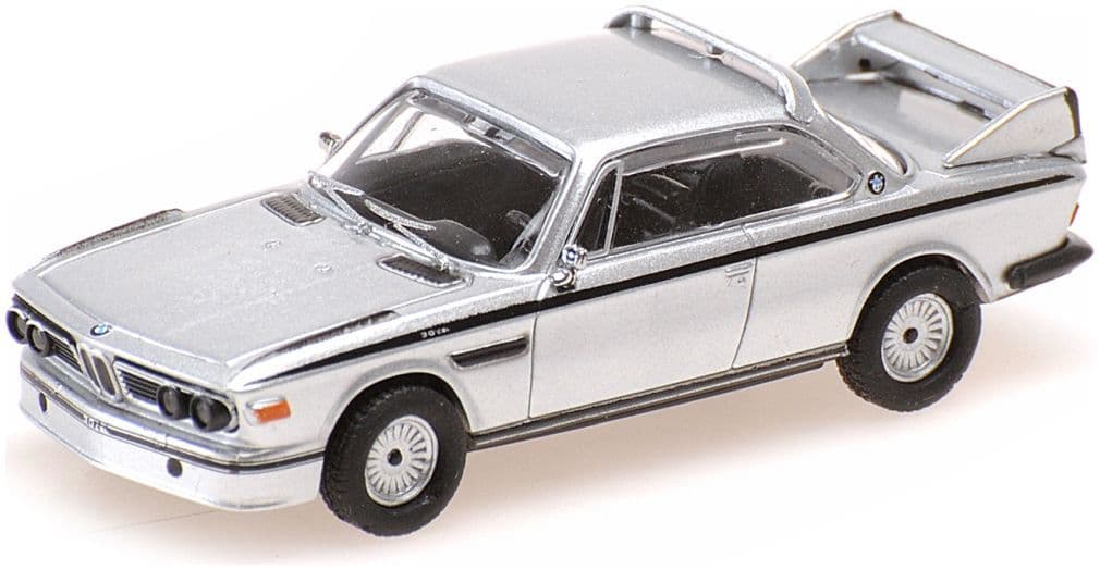 Minichamps 870 020122 Bmw 3.0 Csl, 1973, Silver 1:87 Scale *PRE ORDER £22.94*