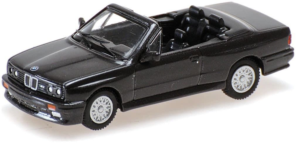 Minichamps 870 020234 BMW M3 (E30) Cabriolet 1988, Dark Grey Metallic 1:87 Scale *PRE ORDER £22.94*