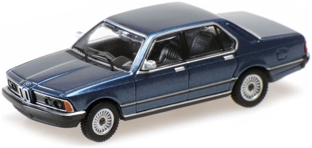 Minichamps 870 020402 Bmw 733I (E23), 1977, Blue Metallic 1:87 Scale *PRE ORDER £22.94*