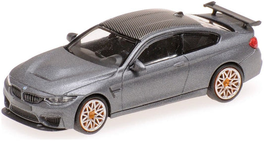 Minichamps 870 027100 Bmw M4 Gts, 2016 Matt Grey W/ Orange Wheels 1:87 Scale *PRE ORDER £17.84*