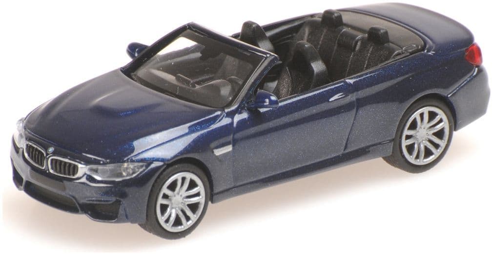 Minichamps 870 027232 Bmw M4 Cabrio, 2015, Blue Metallic 1:87 Scale *PRE ORDER £17.84*