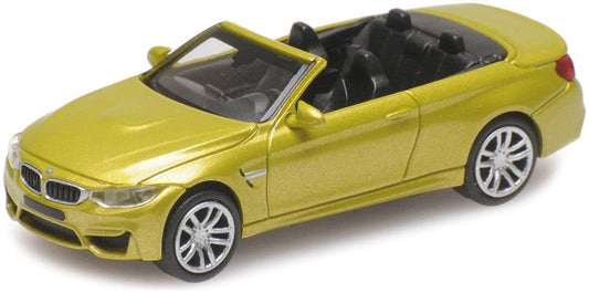 Minichamps 870 027234 Bmw M4 Cabrio, 2015, Yellow Metallic 1:87 Scale *PRE ORDER £17.84*