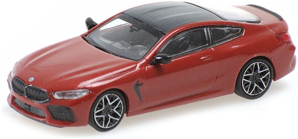 Minichamps 870 029022 Bmw M8 Coupe, 2019, Red Metallic 1:87 Scale *PRE ORDER £22.94*