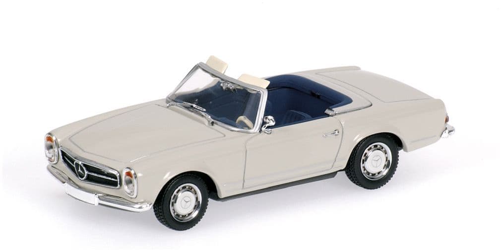 Minichamps 870 034030 Mercedes-Benz 280 Sl, 1968, White 1:87 Scale *PRE ORDER £22.94*
