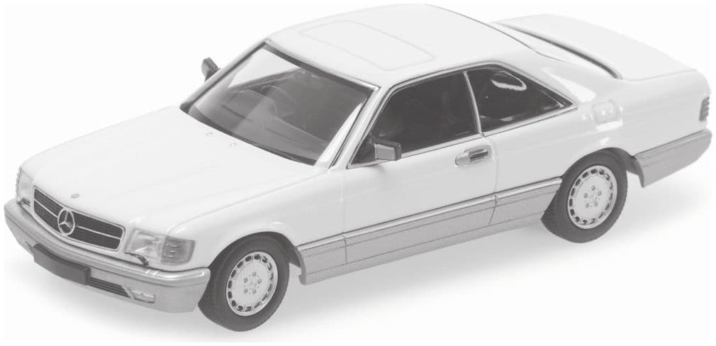 Minichamps 870 034324 Mercedes-Benz 560 Sec 1986 Blue Metallic 1:87 Scale *PRE ORDER £22.94*