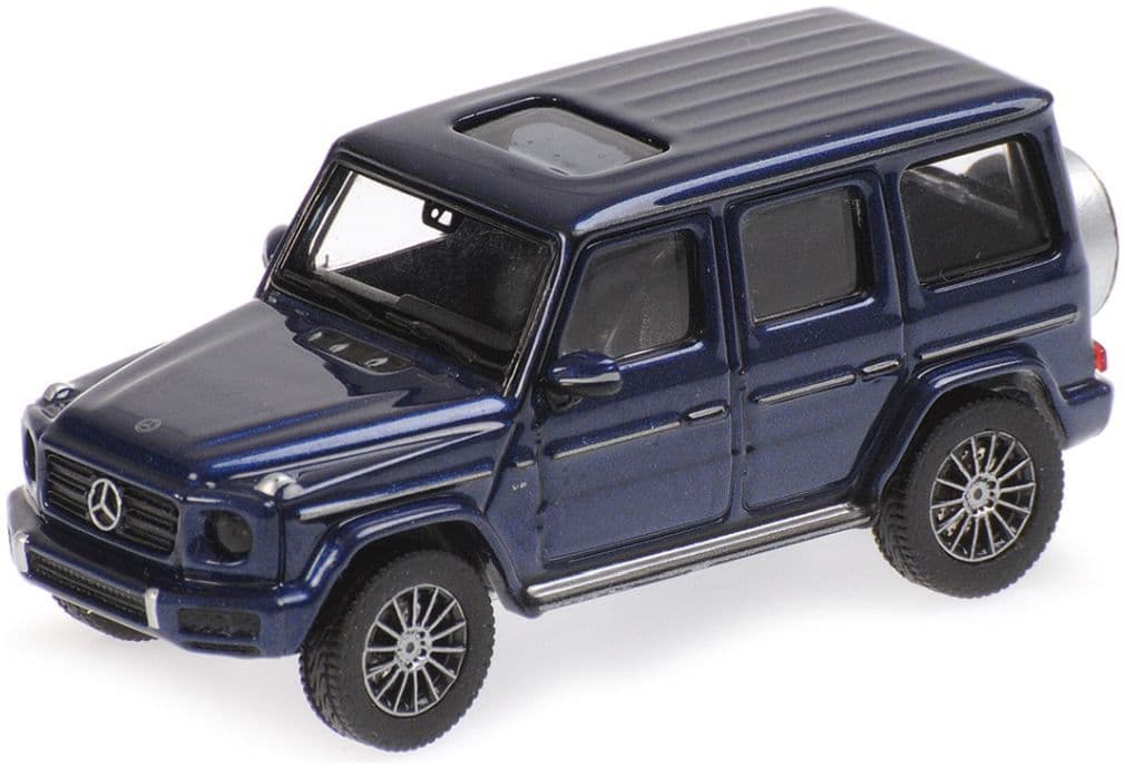 Minichamps 870 037401 Mercedes-Benz G-Klasse W 463, 2018, Blue 1:87 Scale *PRE ORDER £21.24*