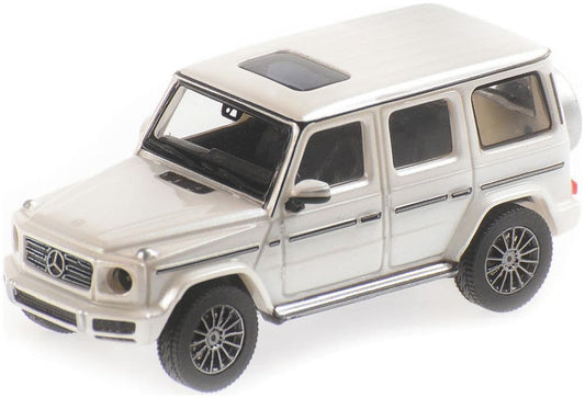 Minichamps 870 037402 Mercedes-Benz G-Klasse W 463 2018, Designo Diamantweiss Bright 1:87 Scale *PRE ORDER £21.24*