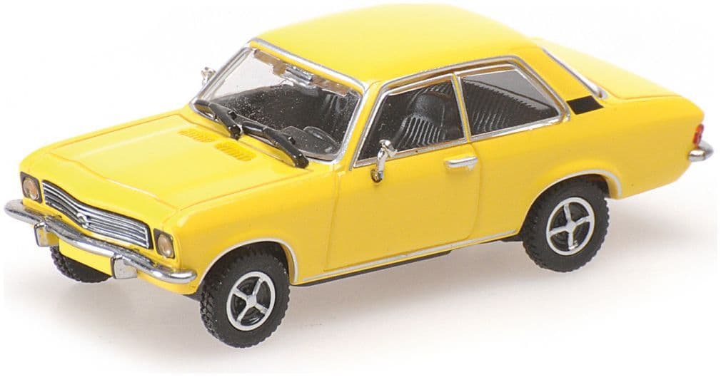 Minichamps 870 040004 Opel Ascona, 1970, Yellow 1:87 Scale *PRE ORDER £22.94*