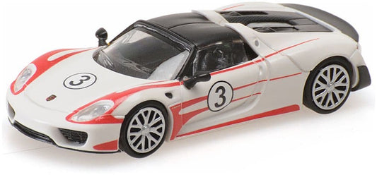 Minichamps 870 062137 Porsche 918 Spyder 2015, Salzburg Racing Design 1:87 Scale *PRE ORDER £24.64*