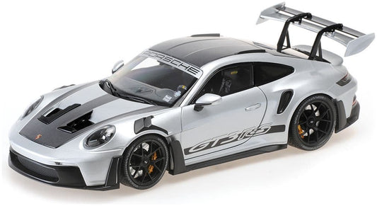 Minichamps 870 065020 Porsche 911 (992) Gt3 Rs 2024 Silver Weissach Pkg Black Wheels 1:87 Scale *PRE ORDER £22.94*