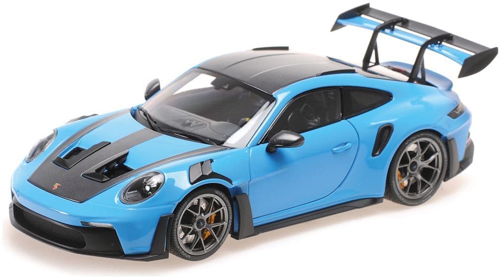 Minichamps 870 065021 Porsche 911 (992) Gt3 Rs 2024 Blue Weissach Pkg Silver Wheels 1:87 Scale *PRE ORDER £22.94*