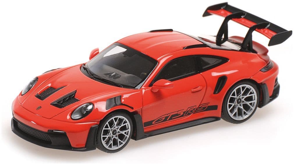Minichamps 870 065022 Porsche 911 (992) Gt3 Rs 2024, Red W/Silver Wheels + Black Decor 1:87 Scale *PRE ORDER £22.94*