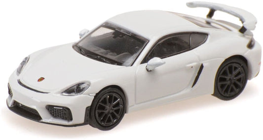 Minichamps 870 067604 Porsche 718 Cayman Gt4 (981) 2019 White 1:87 Scale *PRE ORDER £22.94*