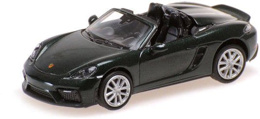 Minichamps 870 067700 Porsche 718 Spyder (981) 2019, Green 1:87 Scale *PRE ORDER £22.94*