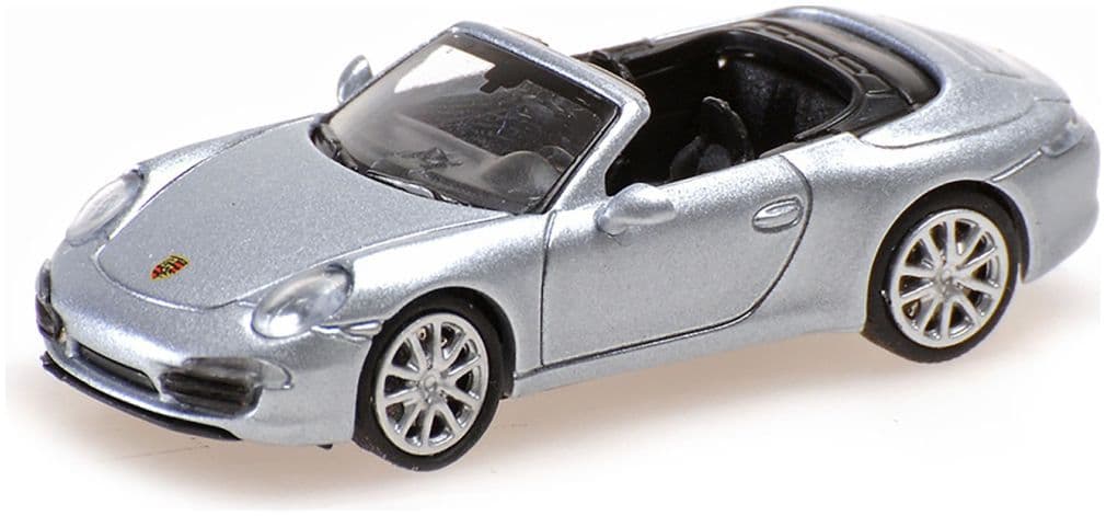 Minichamps 870 068032 Porsche 911 Cabriolet, 2013, Silver 1:87 Scale *PRE ORDER £22.94*