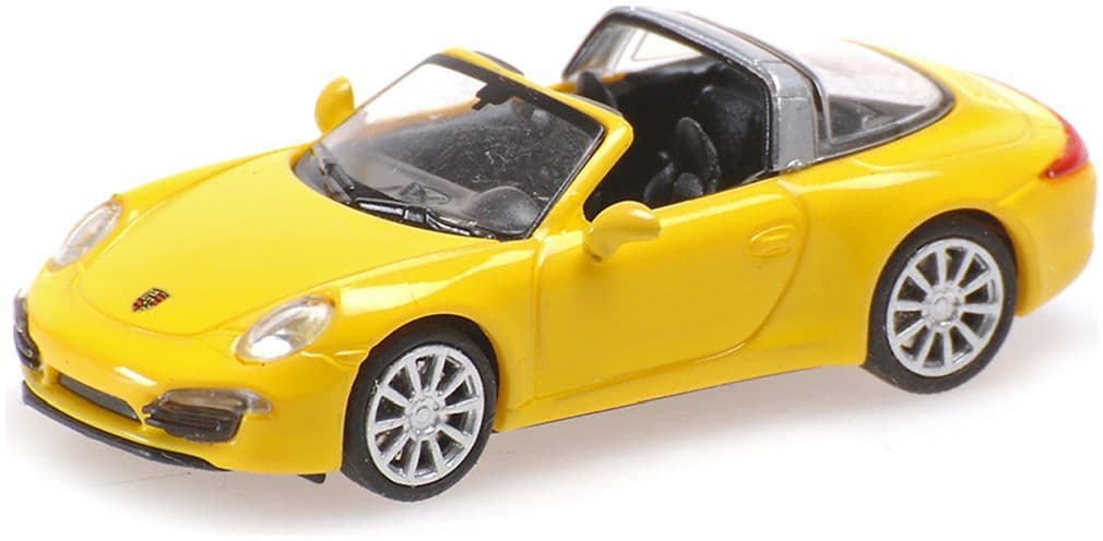 Minichamps 870 068040 Porsche 911 Targa, 2014, Yellow 1:87 Scale *PRE ORDER £22.94*