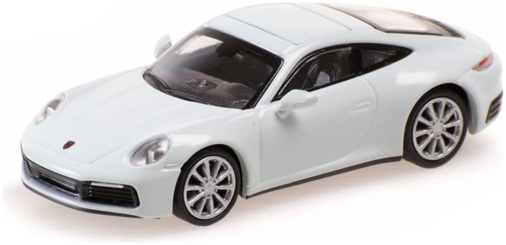 Minichamps 870 068324 Porsche 911 (992), Carrera 4S, 2019 White 1:87 Scale *PRE ORDER £22.94*