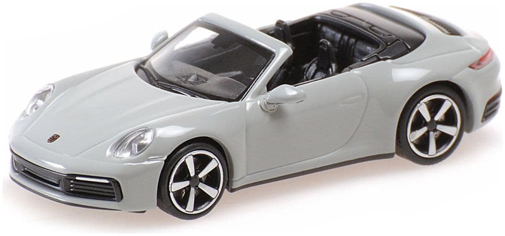 Minichamps 870 068330 Porsche 911 (992) Carrera 4S Cabriolet 2019, Grey 1:87 Scale *PRE ORDER £22.94*