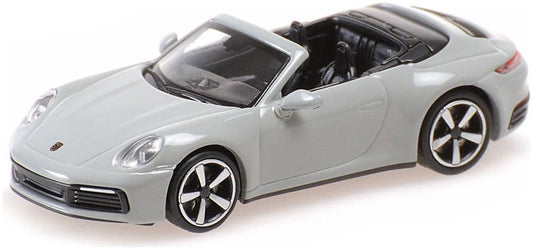 Minichamps 870 068330 Porsche 911 (992) Carrera 4S Cabriolet 2019, Grey 1:87 Scale *PRE ORDER £22.94*