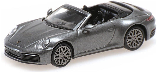 Minichamps 870 068331 Porsche 911 (992) Carrera 4S Cabriolet, 2019, Grey Metalli 1:87 Scale *PRE ORDER £22.94*