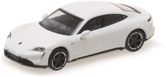 Minichamps 870 068400 Porsche Taycan Turbo S, 2019, White 1:87 Scale *PRE ORDER £22.94*
