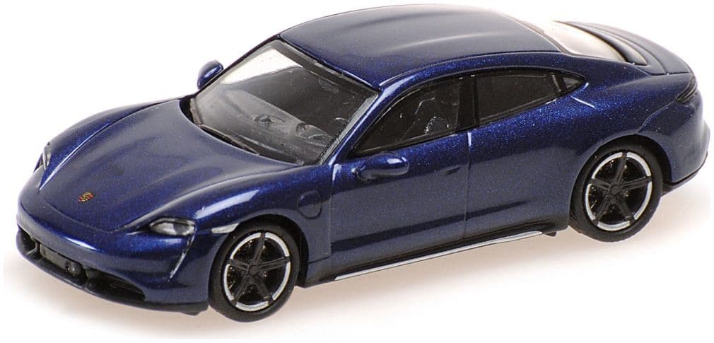 Minichamps 870 068401 Porsche Taycan Turbo S, 2019 Blue Metallic 1:87 Scale *PRE ORDER £22.94*