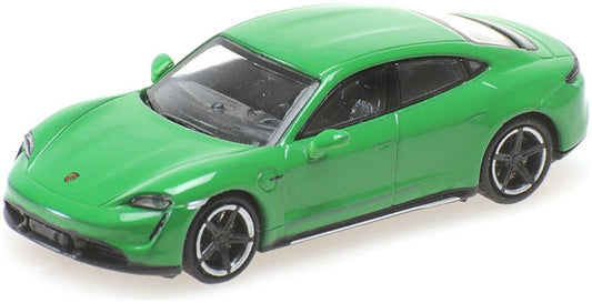 Minichamps 870 068402 Porsche Taycan Turbo S, 2019 Green Metallic 1:87 Scale *PRE ORDER £22.94*