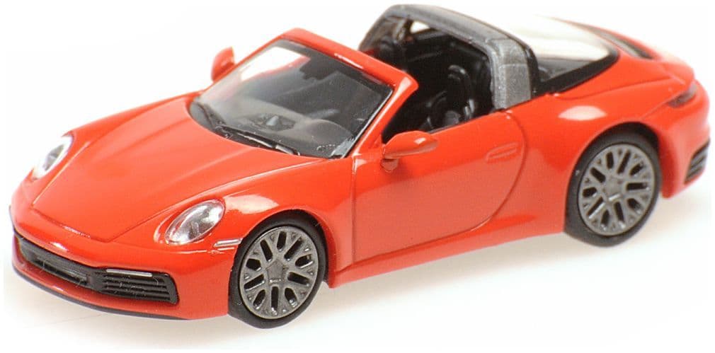 Minichamps 870 069061 Porsche 911 (992) Targa 4, 2020, Orange 1:87 Scale *PRE ORDER £22.94*