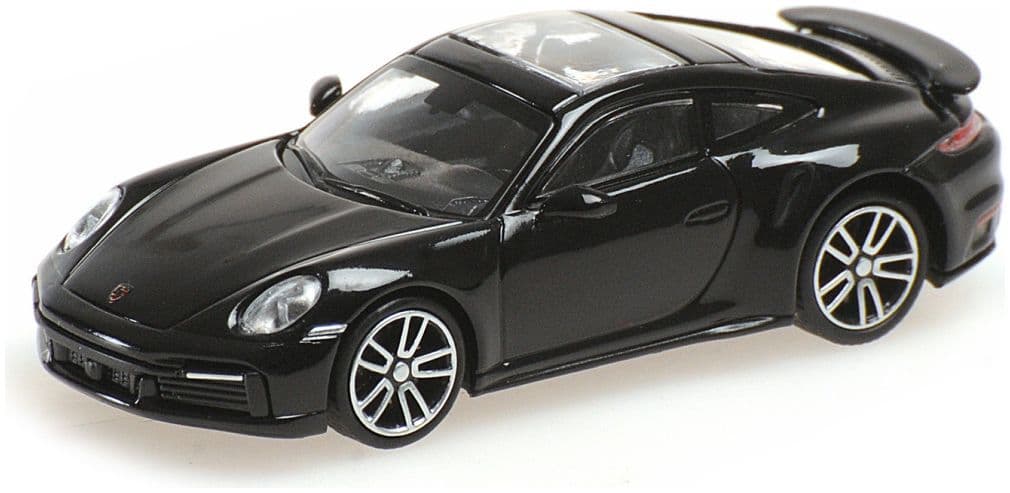 Minichamps 870 069071 Porsche 911 (992) Turbo S, 2020, Black 1:87 Scale *PRE ORDER £22.94*