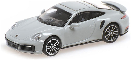 Minichamps 870 069072 Porsche 911 (992) Turbo S, 2020, Grey 1:87 Scale *PRE ORDER £22.94*