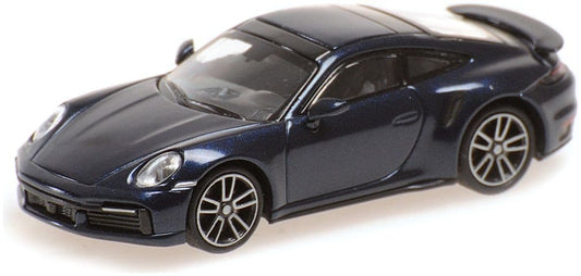Minichamps 870 069074 Porsche 911 (992) Turbo S 2020, Blue 1:87 Scale *PRE ORDER £22.94*