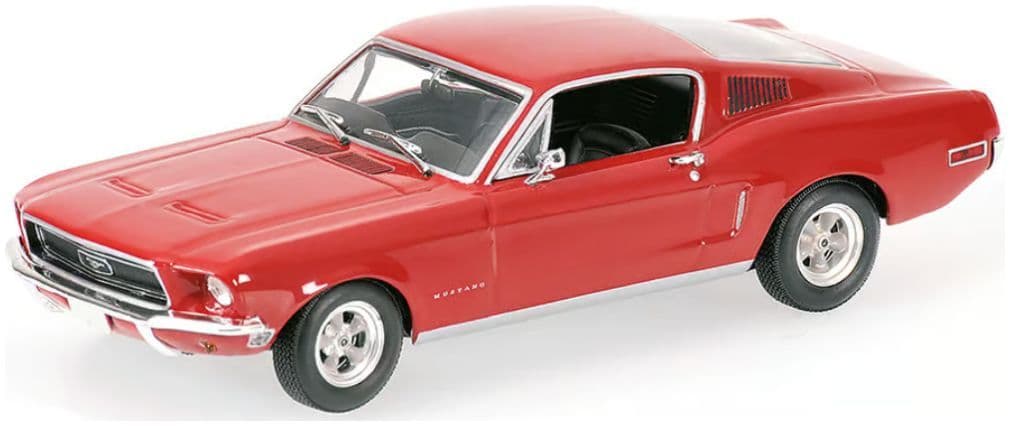 Minichamps 870 084121 Ford Mustang Fastback 2+2, 1968, Red 1:87 Scale *PRE ORDER £22.94*