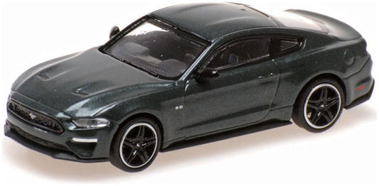 Minichamps 870 087025 Ford Mustang, 2018, Dark Green Metallic 1:87 Scale *PRE ORDER £22.94*