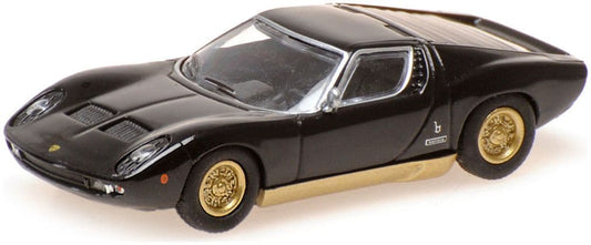 Minichamps 870 103024 Lamborghini Miura, 1966, Black 1:87 Scale *PRE ORDER £22.94*