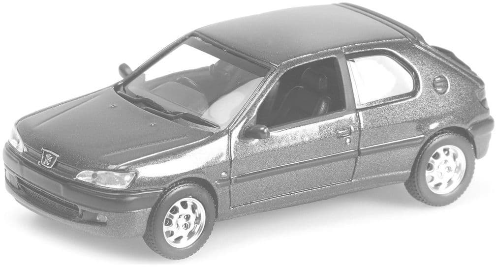 Minichamps 870 112002 Peugeot 306 2-Door, 1998, Blue Metallic 1:87 Scale *PRE ORDER £22.94*