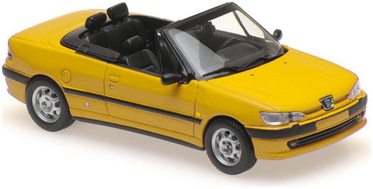 Minichamps 870 112030 Peugeot 306 Cabriolet, 1998, Yellow 1:87 Scale *PRE ORDER £22.94*