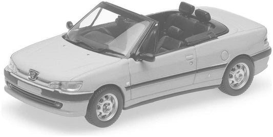 Minichamps 870 112031 Peugeot 306 Cabriolet, 1998, Silver 1:87 Scale *PRE ORDER £22.94*