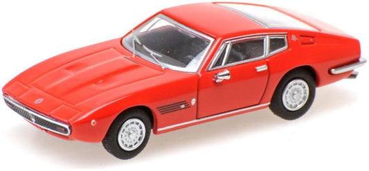 Minichamps 870 123020 Maserati Ghibli Coupe, 1969, Red 1:87 Scale *PRE ORDER £22.94*