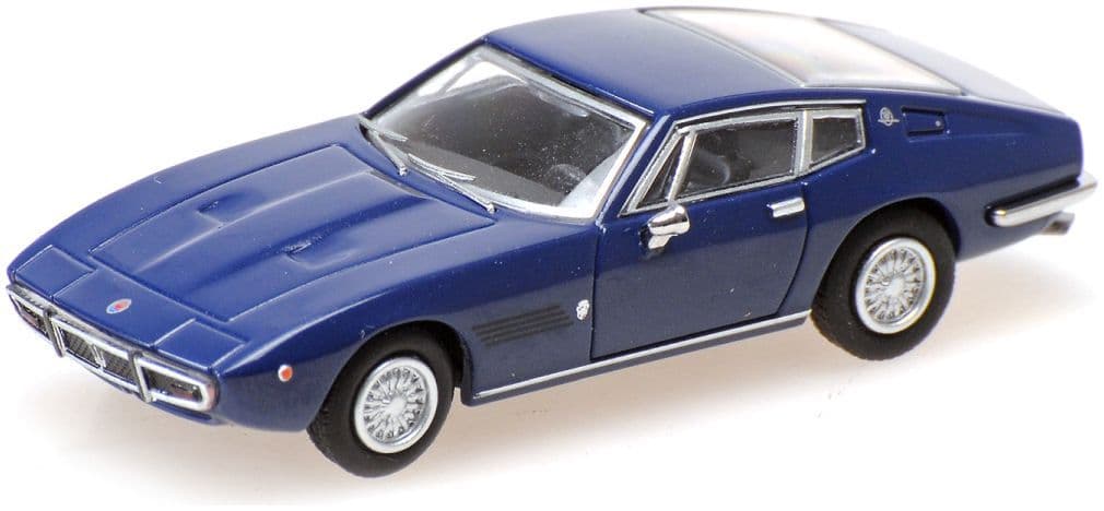 Minichamps 870 123021 Maserati Ghibli Coupe, 1969, Dark Blue 1:87 Scale *PRE ORDER £22.94*