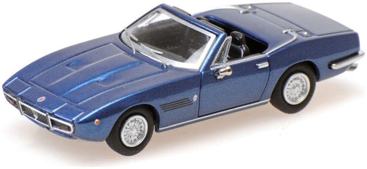 Minichamps 870 123032 Maserati Ghibli Spyder 1969 Blue Metallic 1:87 Scale *PRE ORDER £22.94*