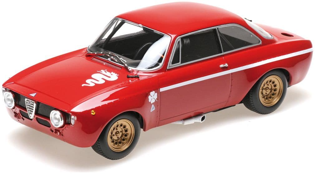 Minichamps 870 124020 Alfa Romeo Gta 1300 Junior, 1972, Red 1:87 Scale *PRE ORDER £22.94*