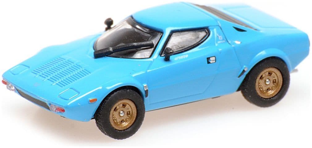 Minichamps 870 125021 Lancia Stratos, 1974, Light Blue 1:87 Scale *PRE ORDER £22.94*