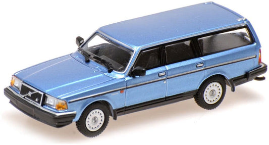 Minichamps 870 171411 Volvo 240 Gl Break, 1986, Blue Metallic 1:87 Scale *PRE ORDER £22.94*