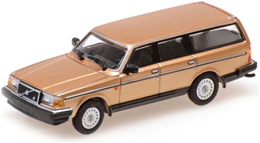 Minichamps 870 171412 Volvo 240 Gl Break, 1986, Gold 1:87 Scale *PRE ORDER £22.94*