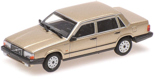 Minichamps 870 171700 Volvo 740 Gl, 1986, Gold 1:87 Scale *PRE ORDER £22.94*