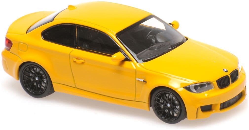 Minichamps 940 020121 Bmw 1Er M Coupe, 2011, Yellow 1:43 Scale *PRE ORDER £33.99*